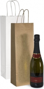 Shopper Porta Bottiglia in Carta per 2 Bottiglie - vendita online all'ingrosso b2b