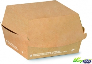 Porta panino e hamburger in cartone compostabile e personalizzabile - Ingrosso vendita online