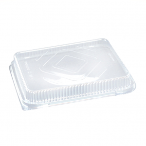 coperchio trasparente per vaschetta in alluminio extra rigida rettangolare per alimenti - ingrosso online b2b incartare