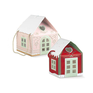 Portapanettone Little house con cordino